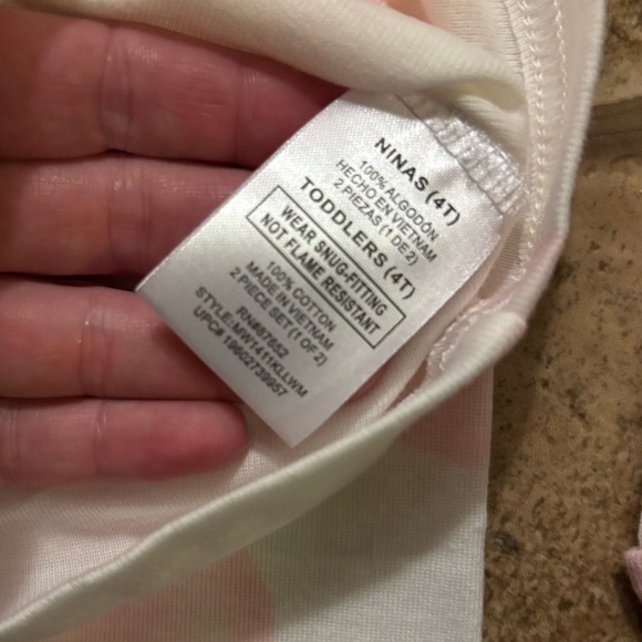 NWT *Bundle* Disney girls pajamas set and blanket sz 4T - Picture 6 of 7